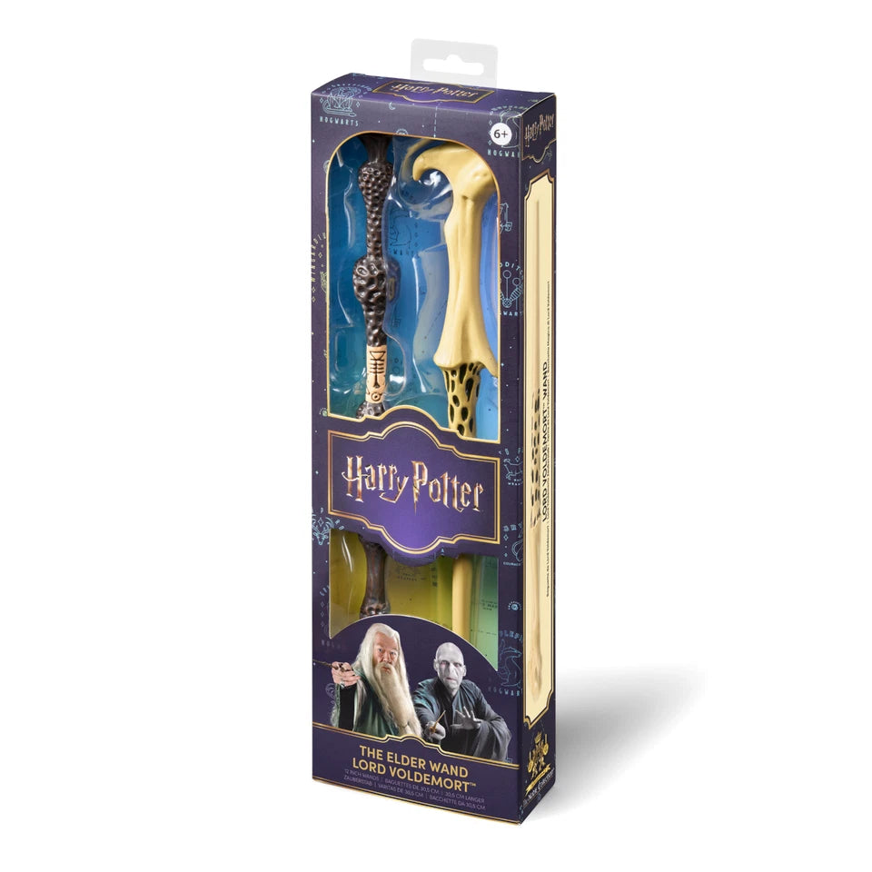 The Elder Wand & Voldemort Role Play Wand Twin Pack