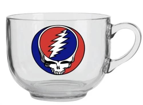Grateful Dead Steal Your Face 22Oz Glass Soup Mug
