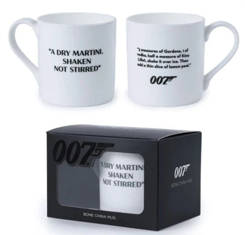 James Bond (Martini Recipe) Fine China Mug