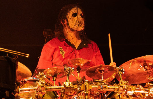 Slipknot drummer Jay Weinberg playing at Knotfest - Getty - August 2022