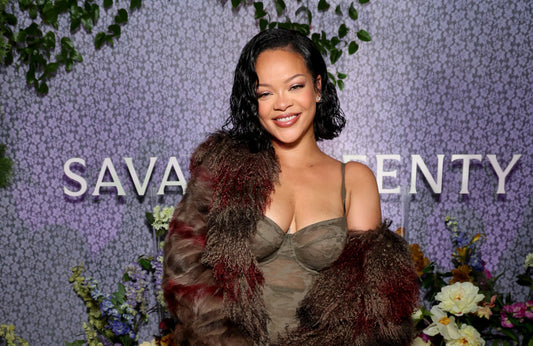 Rihanna attends the Savage X Fenty Celebration of Lavish Lace Debut - Getty