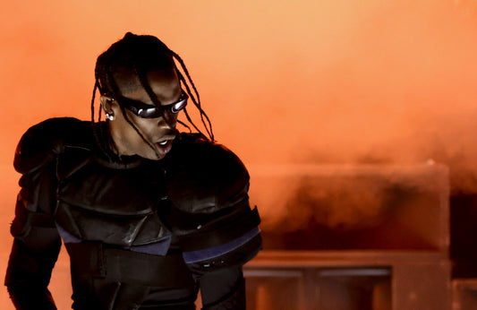 Travis Scott performs onstage during the 66th GRAMMY Awards Feb 2024 - Getty