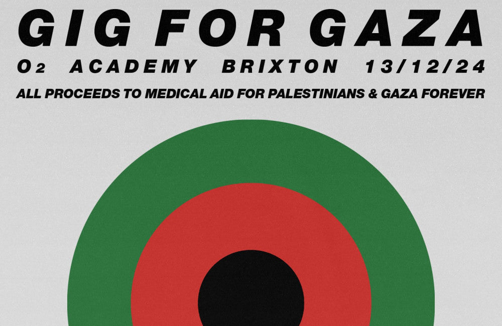 Gig For Gaza - O2 Academy Brixton - November 2024 - Poster