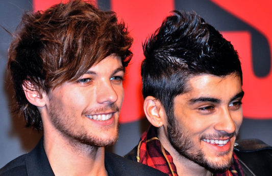 Zayn Malik and Louis Tomlinson at This Is Us Event Nov 2013 - Avalon