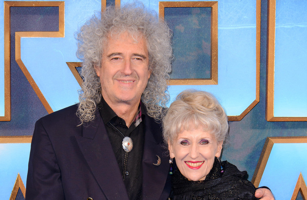 Brian May and Anita Dobson  - Guardians of the Galaxy 2 - Hammersmith, London - 24.04.17 - Famous