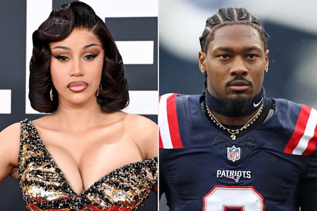 Cardi B Supports Partner Stefon Diggs at Patriots-Falcons Showdown