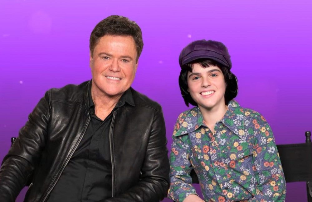 Donny Osmond and his teen AI avatar Instagram Feb 2025