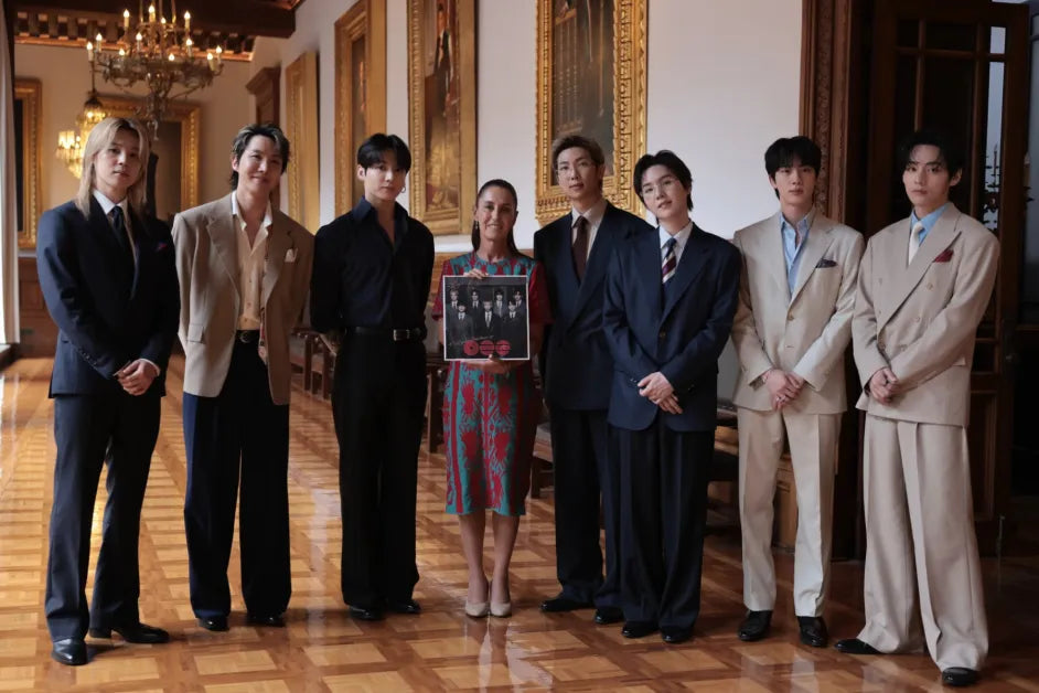 BTS Announces ‘Behind-the-Scenes’ of Their Visit to Mexico’s National Palace
