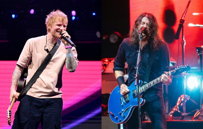 Ed Sheeran, Dave Grohl, and John Mayer Perform 'Drive' on 'Kimmel'