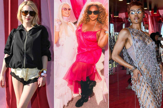 Lizzo and Paris Hilton glam it up at the Parívie Oasis during Coachella.