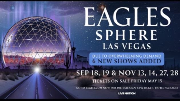 Eagles Add More 2026 Dates at Las Vegas Sphere