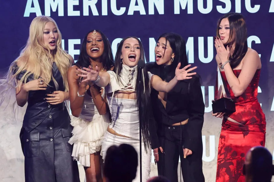KATSEYE Shouts Out BTS for ‘Inspiring Us’ in New Artist of the Year Speech at 2026 AMAs