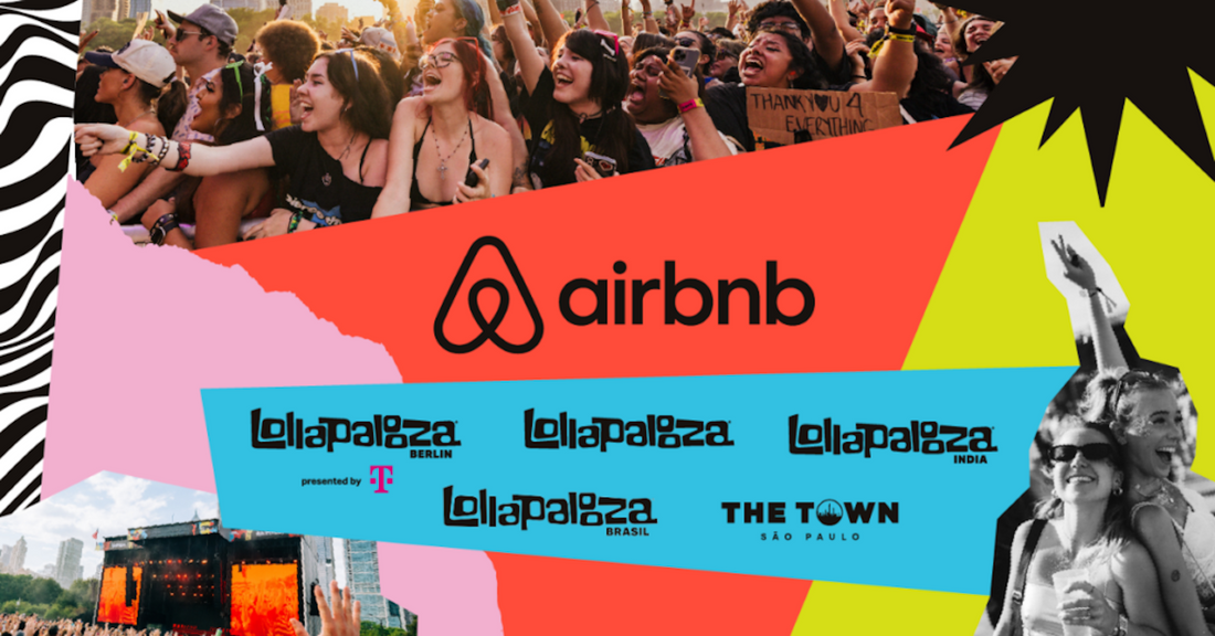 Airbnb Partners with Lollapalooza for Global Accommodation Deals