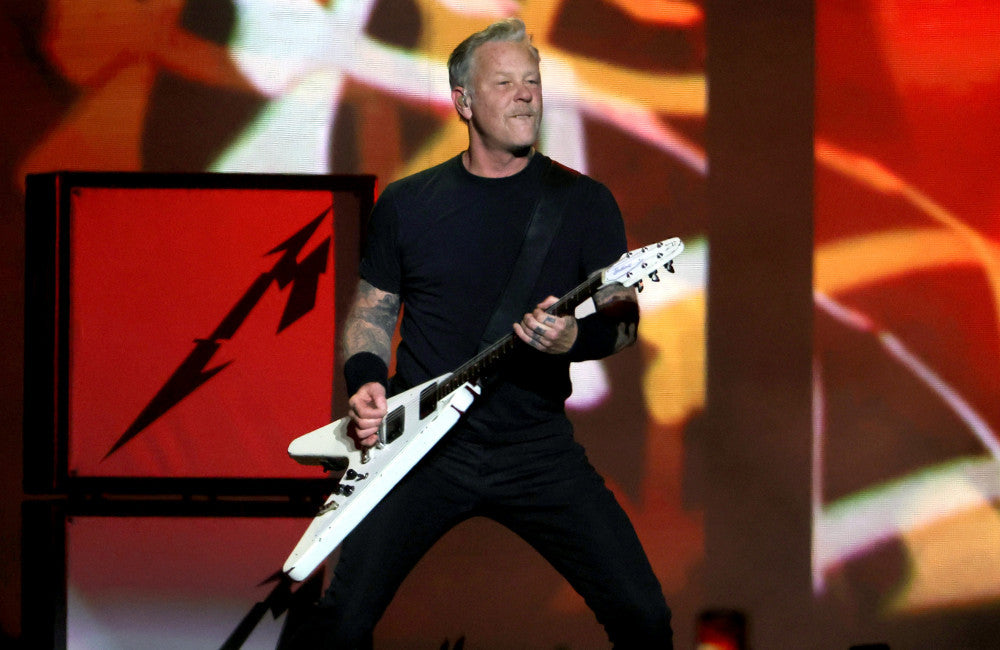Metallica frontman James Hetfield performing in Las Vegas - Getty - February 2022
