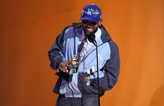 Kendrick Lamar accepts the Best Rap Album award 65th Grammy Awards - Getty
