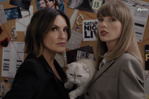 Taylor Swift Makes Surprise Emmys Cameo to Unpack Swiftie-Coded Easter Eggs With Detective Olivia Benson