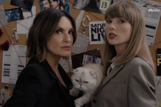 Taylor Swift Makes Surprise Emmys Cameo to Unpack Swiftie-Coded Easter Eggs With Detective Olivia Benson