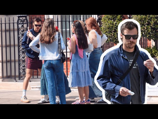 Harry Styles Shares a Heartwarming Moment With a Young Fan During a Run in London