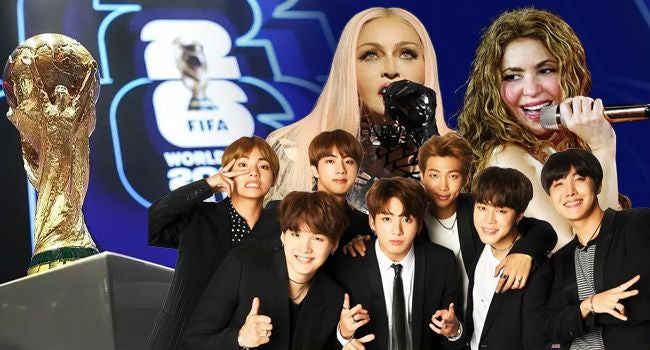 Madonna, Shakira & BTS to Headline 2026 FIFA World Cup Final Halftime Show