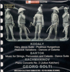 ZOLTAN KODALI BELA BARTOK SERGEI RACHMANINOV
