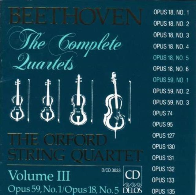 String Quartets Vol. Iii (Orford String Quartet)