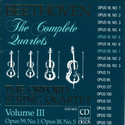 String Quartets Vol. Iii (Orford String Quartet)
