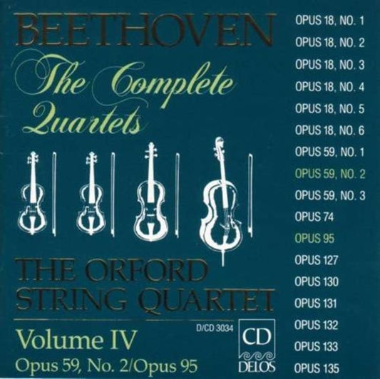 String Quartets Vol. Iv (Orford String Quartet)