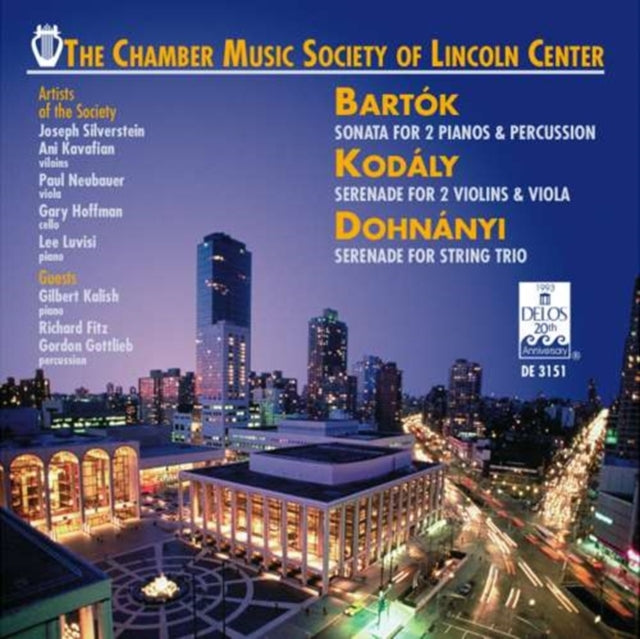 Serenade Op.10/serenade Op.12/sonata (Lincoln Center)