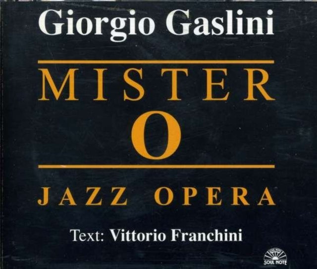 Mister O: A Jazz Opera
