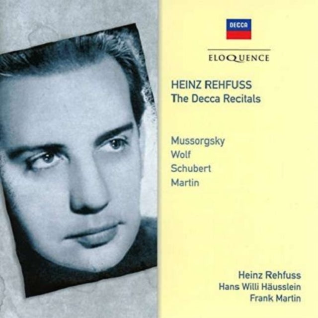 Heinz Rehfuss: The Decca Recitals