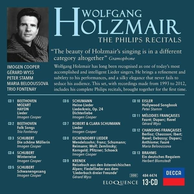 Wolfgang Holzmair: The Philips Recitals