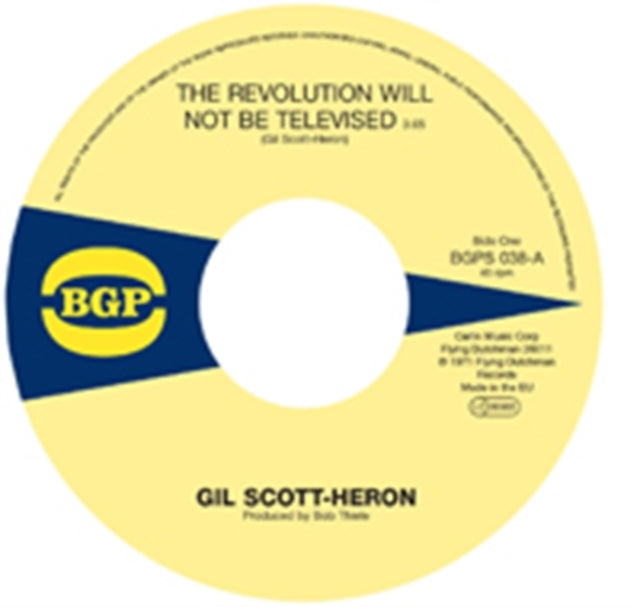 THE REVOLUTION WILL NOT BE TELEVISED/ HOME IS WHERE THE HATRED IS