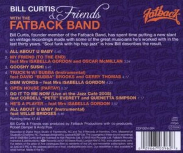 Bill Curtis and Friends & the Fatback Band