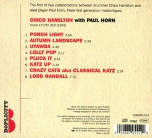 Chico Hamilton With Paul Horn