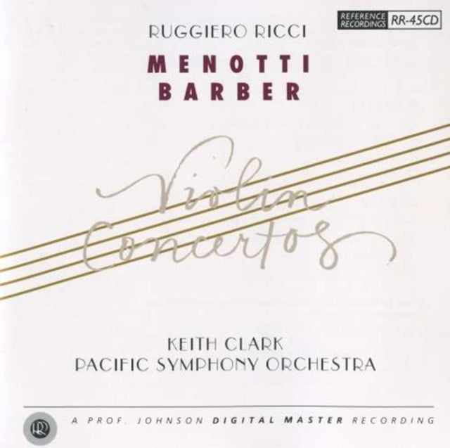 Violin Concertos (Clark, Pacific So)