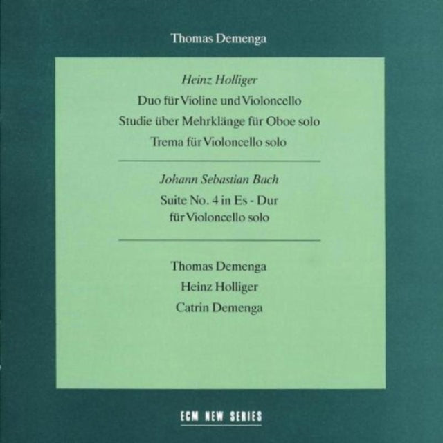 Compositions By Holliger and Bach