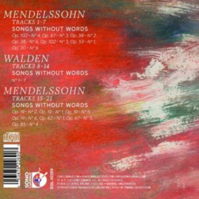 Mendelssohn/Walden: Without Words