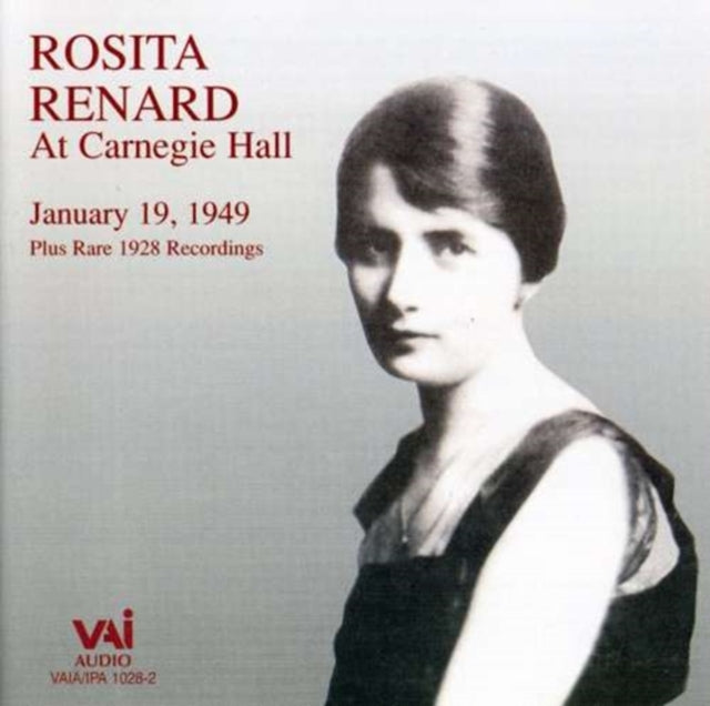 Rosita Renard at Carnegie Hall