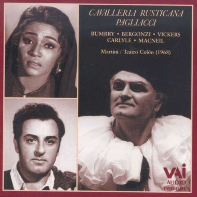 Cavalleria Rusticana, I Pagliacci (Martini, Bergonzi)
