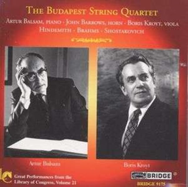 Sonata for Viola/trio/quintet (The Budapest String Quartet)