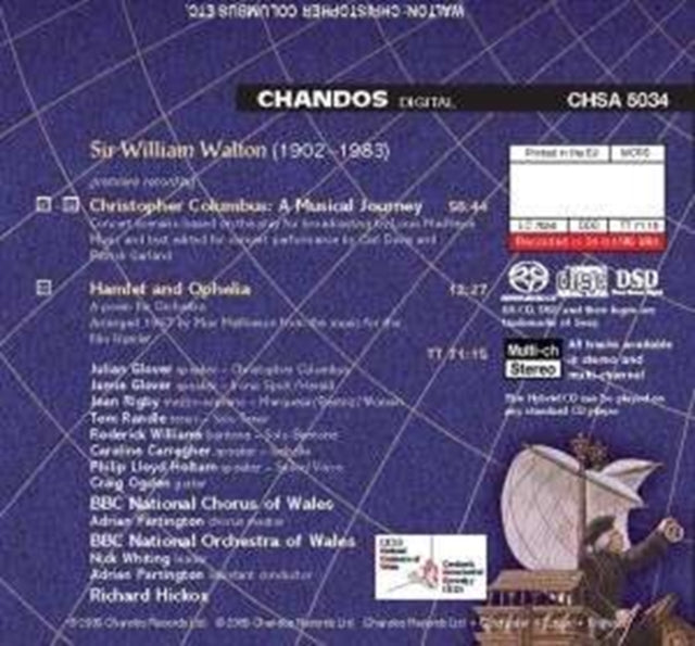 Christopher Columbus, Hamlet and Ophelia (Hickox, Bbcno)