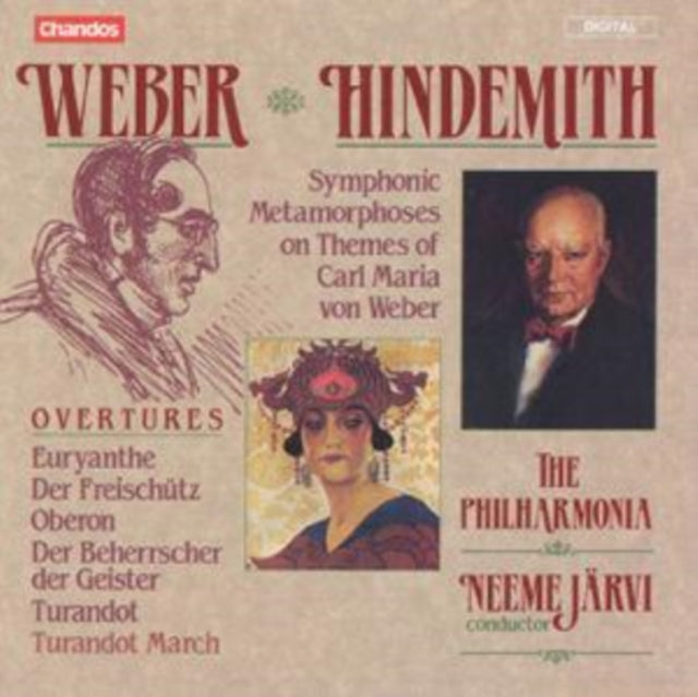 Carl Maria von Weber/paul Hindemith - Five Overtures