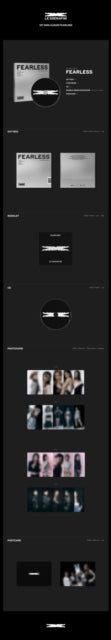 1st Mini Album 'FEARLESS' (Monochrome Bouquet Ver.)