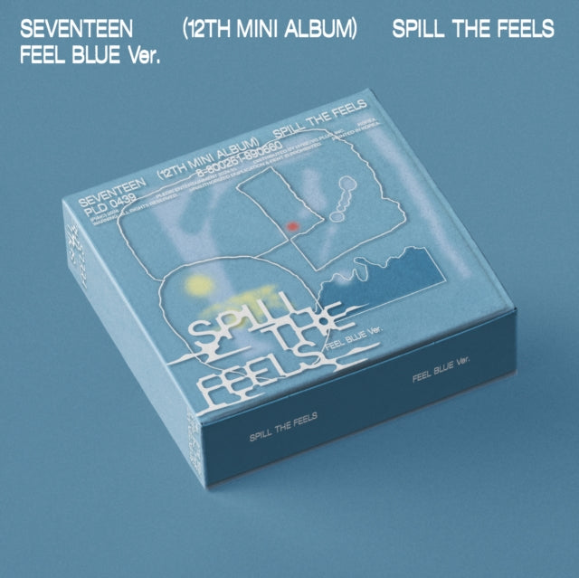 SEVENTEEN 12th Mini Album 'SPILL the FEELS' (FEEL BLUE Ver.)