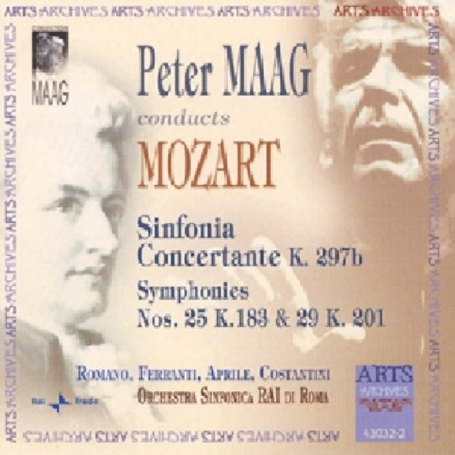 Sinfonia Concertante K297b, Symphonies Nos. 25 and 29 (Maag)