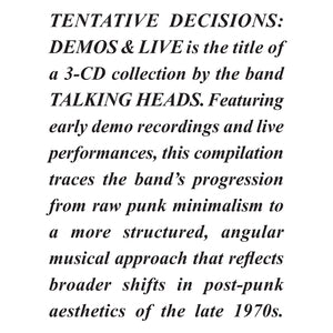 Tentative Decisions: Demos & Live