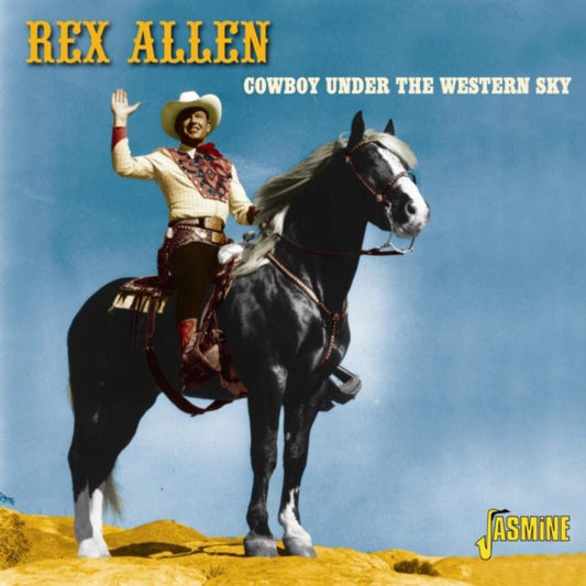 Cowboy under the western sky