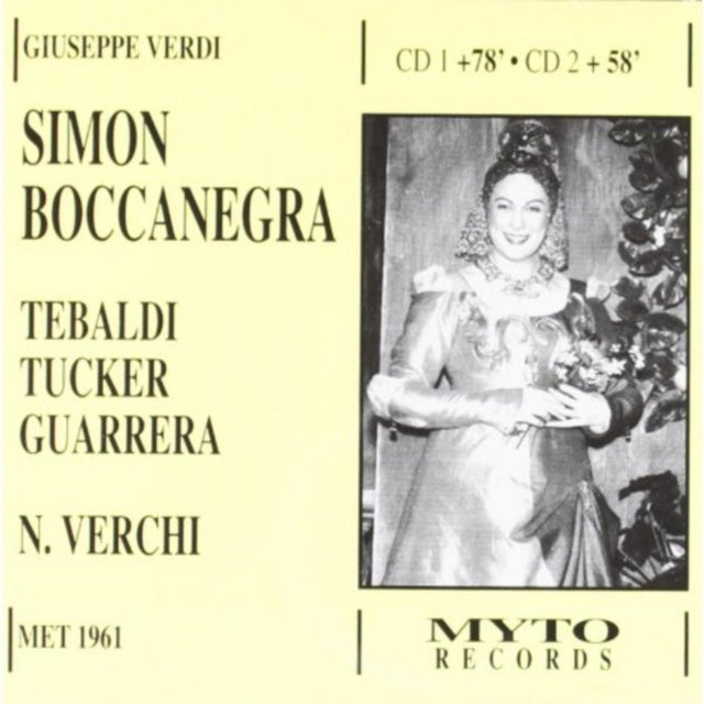 Simon Boccanegra (Verchi, Metropolitan Opera Orch.)