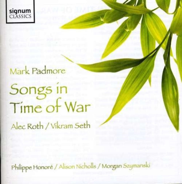 Songs in Time of War (Padmore, Honore, Nicholls)