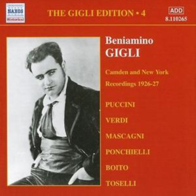 Gigli Edition Vol. 4, The - Camden and New York Recordings